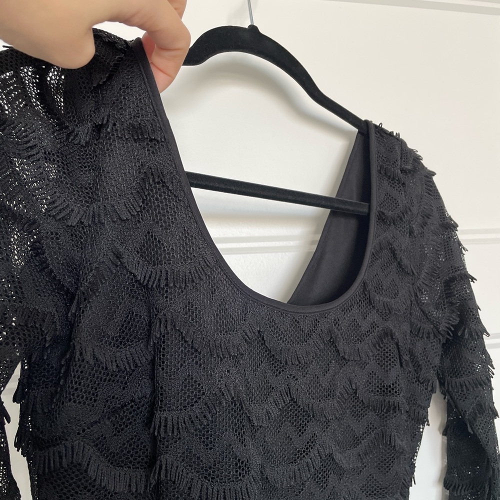 Guess Black Long Sleeve Dress - Picture 2 of 12